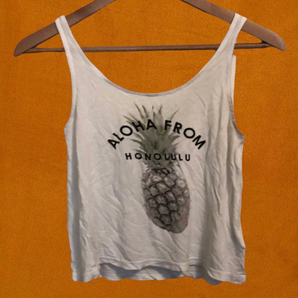 White Crop Top
